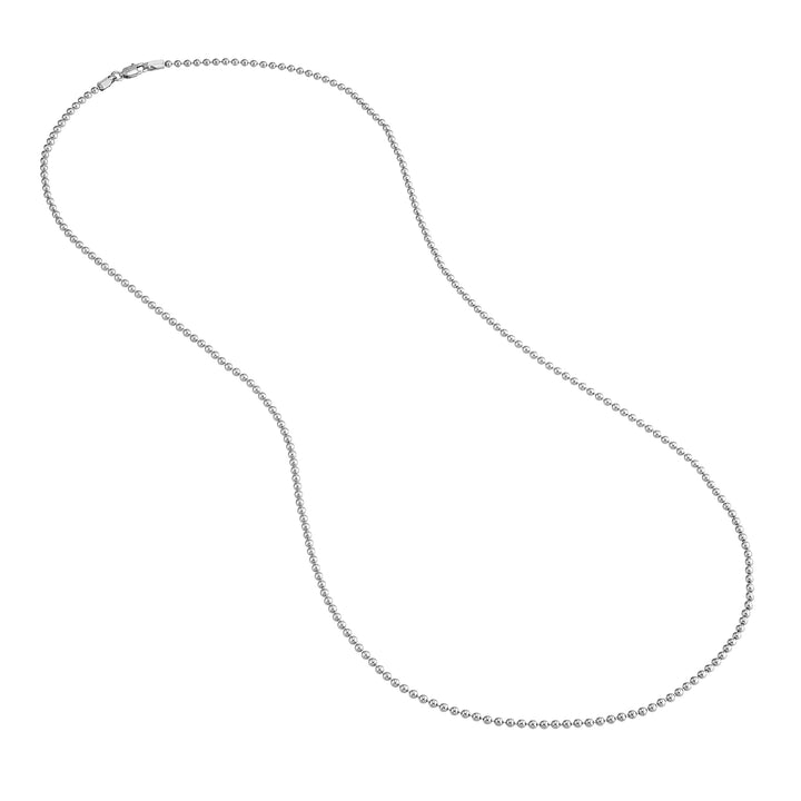 Sterling Silver 2mm Bead Chain