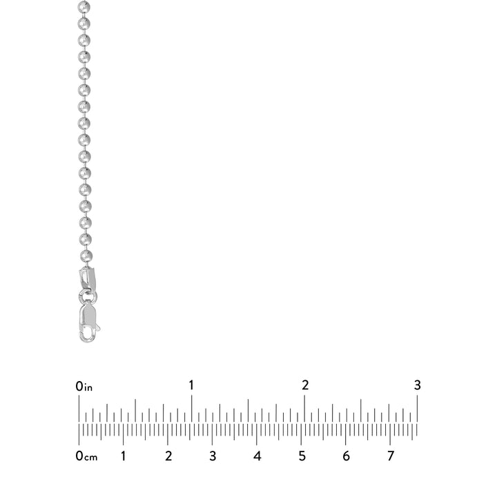 Sterling Silver 3mm Bead Chain