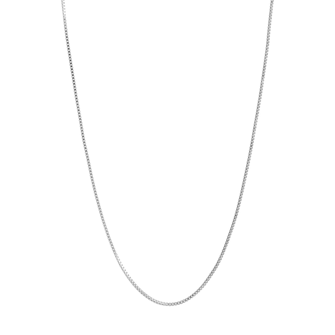 Sterling Silver 0.66mm Box Chain with Lobster Lock