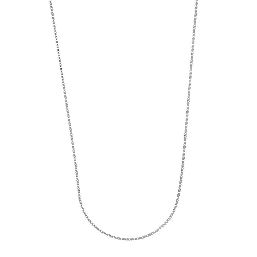 Sterling Silver 1.2mm Box Chain with Lobster Lock