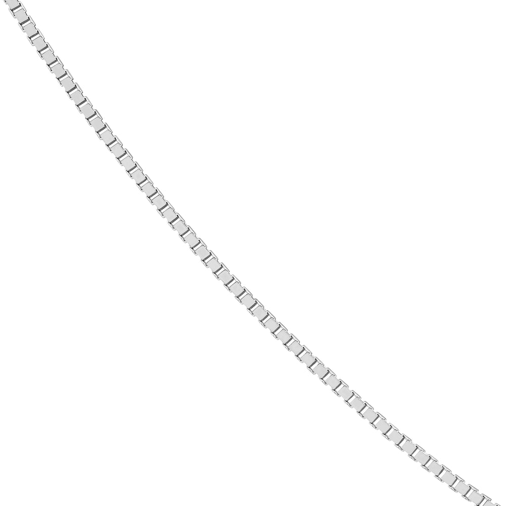Sterling Silver 1.2mm Box Chain with Lobster Lock