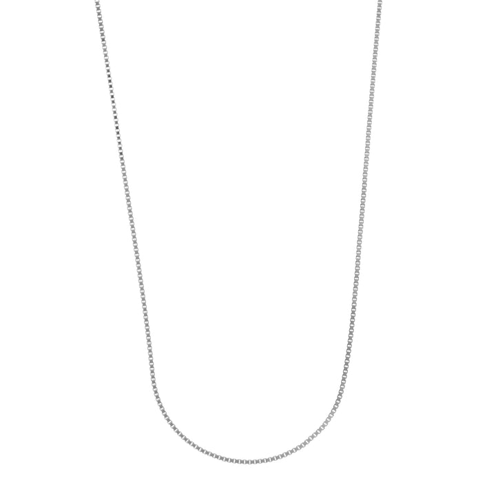 Sterling Silver 1.2mm Box Chain with Lobster Lock