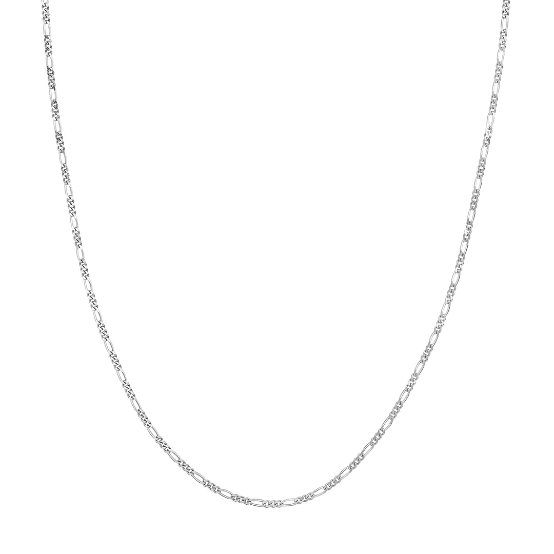 Sterling Silver 1.9mm Figaro Chain with Lobster Lock