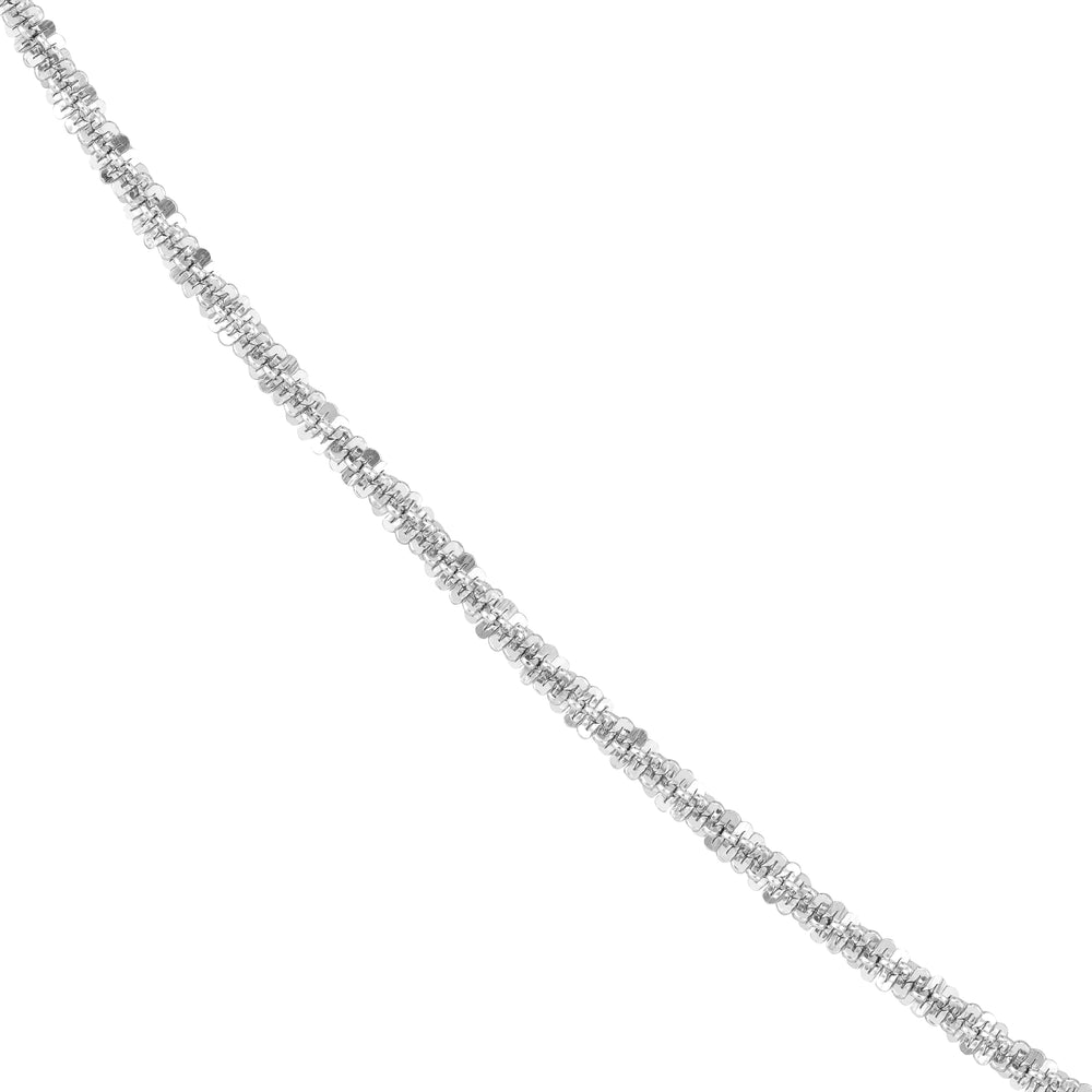 Sterling Silver 2.25mm Sparkle Chain with Lobster Lock