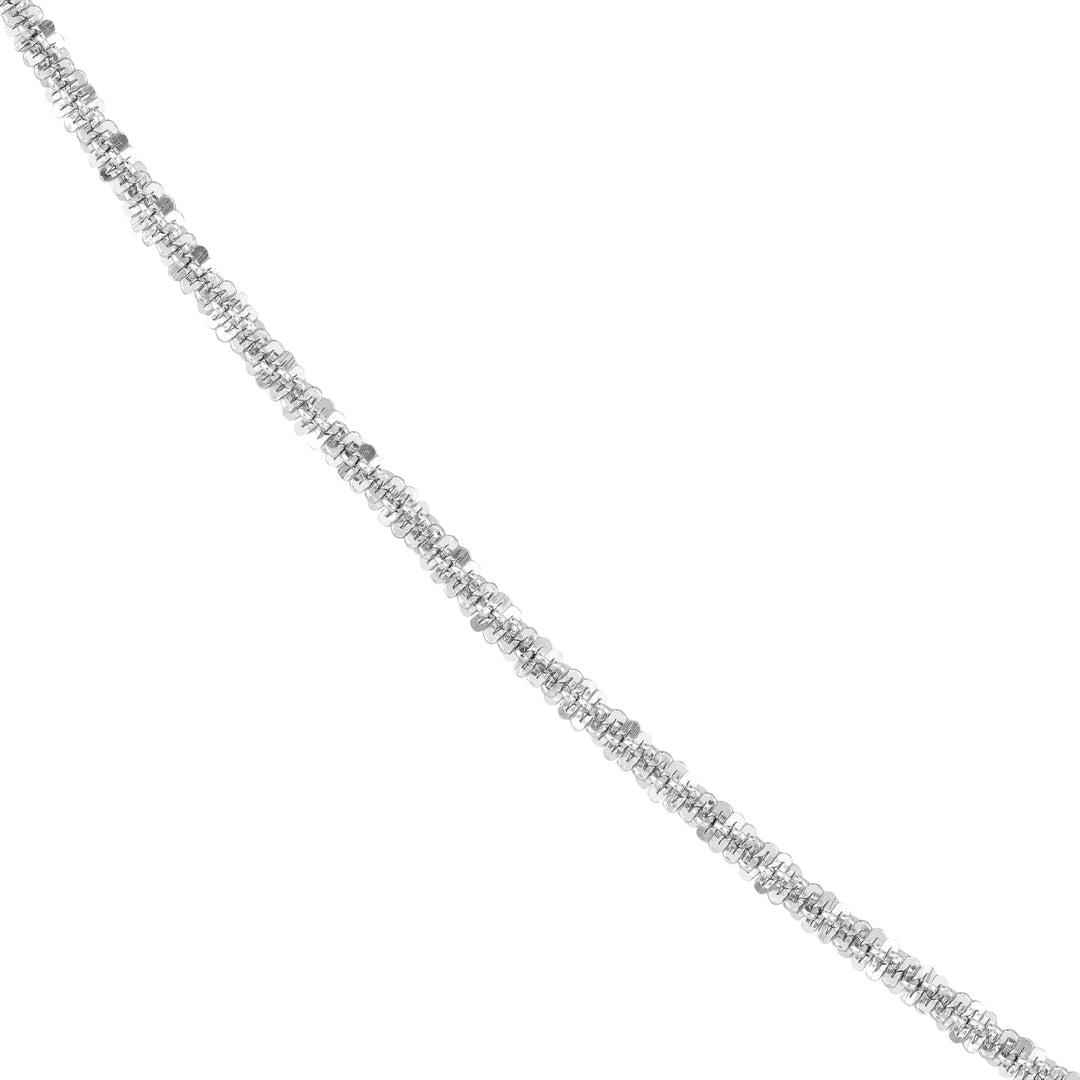 Sterling Silver 2.25mm Sparkle Chain with Lobster Lock
