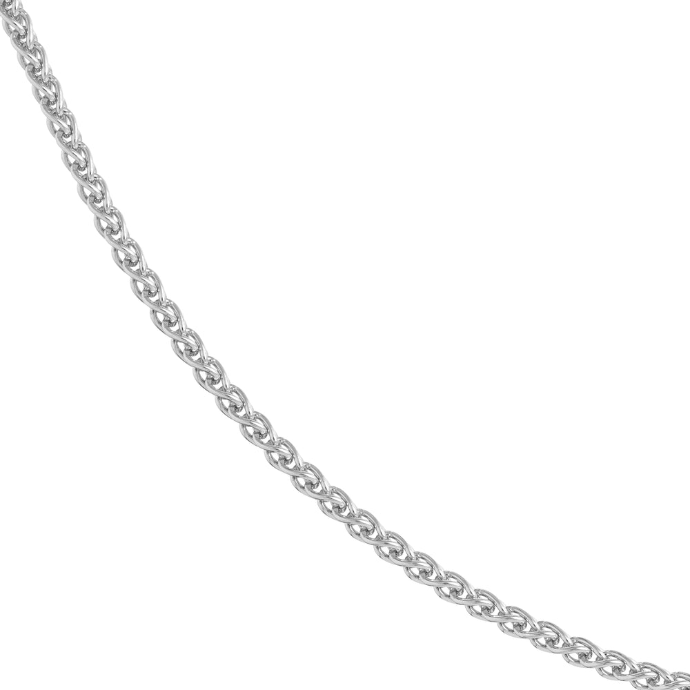 Sterling Silver 1.65mm Wheat Chain with Lobster Lock