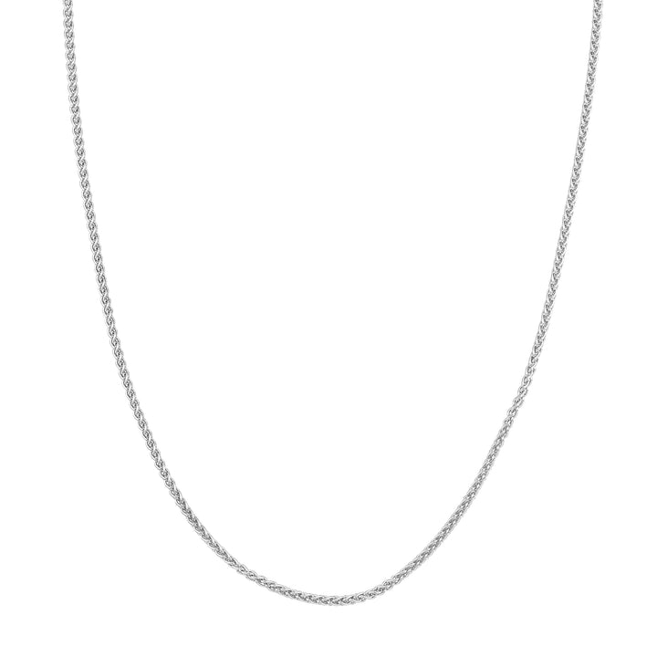 Sterling Silver 2.25mm Wheat Chain with Lobster Lock