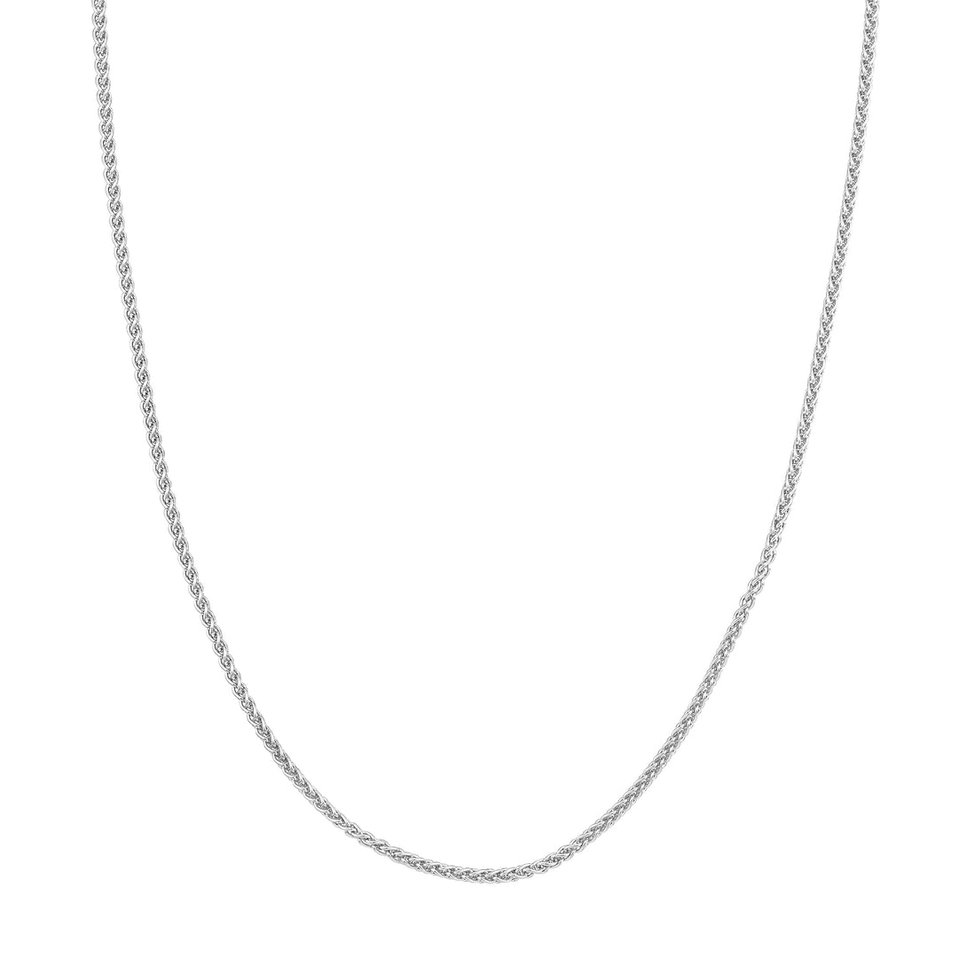 Sterling Silver 2.25mm Wheat Chain with Lobster Lock