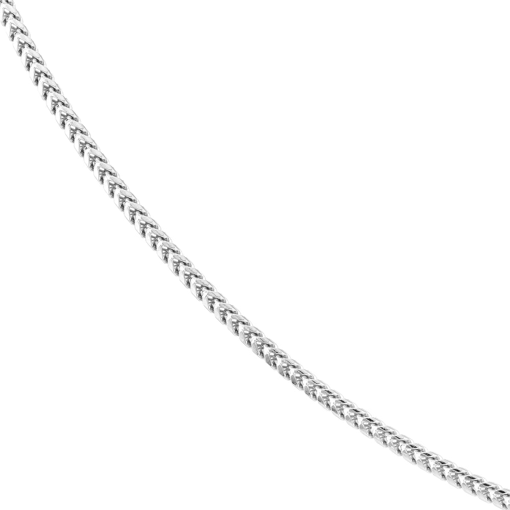 Sterling Silver 2.5mm Franco Chain with Lobster Lock