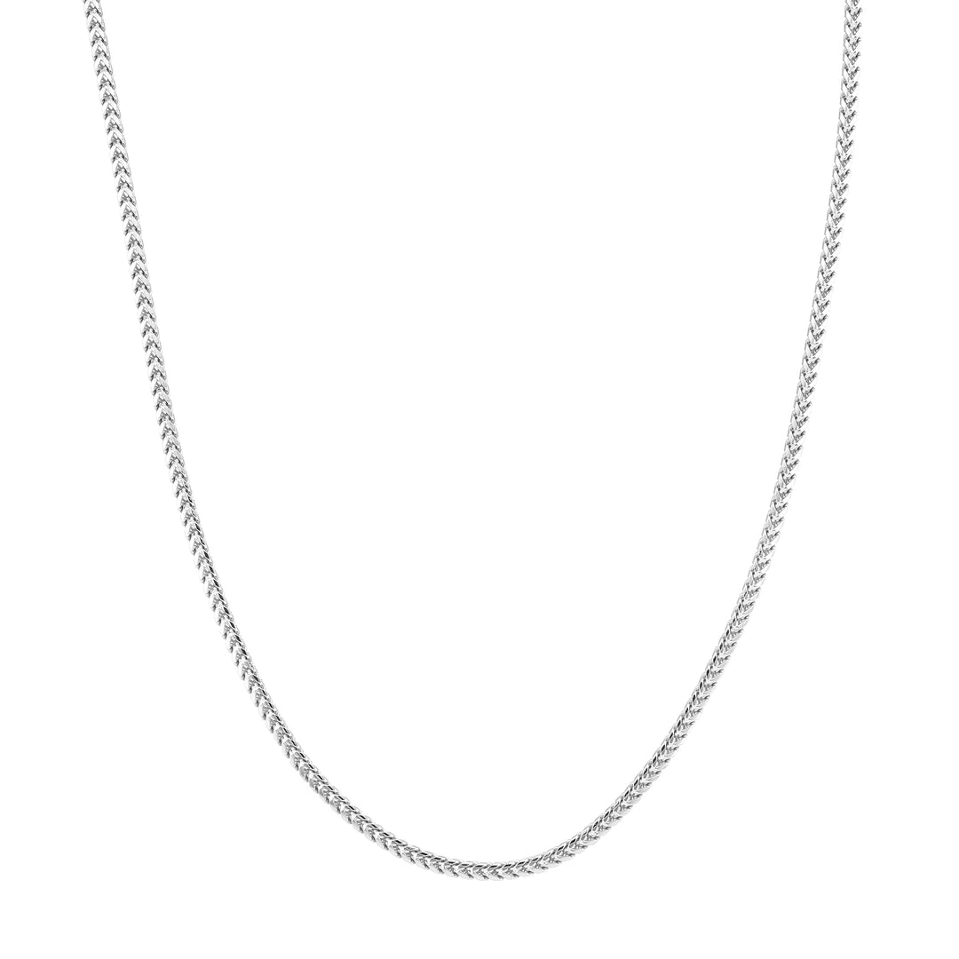 Sterling Silver 2.5mm Franco Chain with Lobster Lock