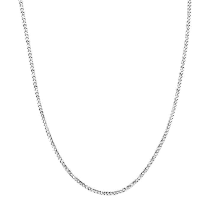 Sterling Silver 2.5mm Franco Chain with Lobster Lock