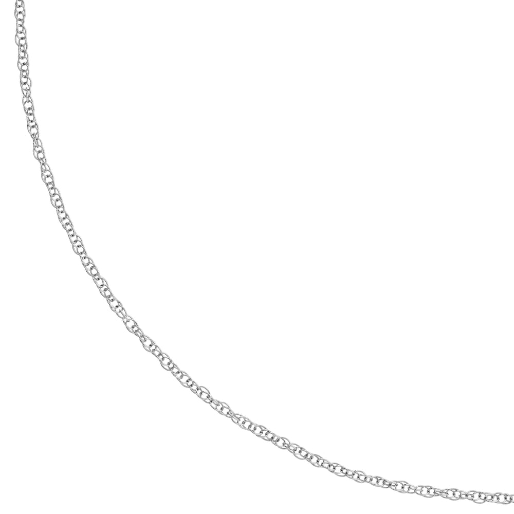 Sterling Silver 1.35mm Pendant Rope Chain