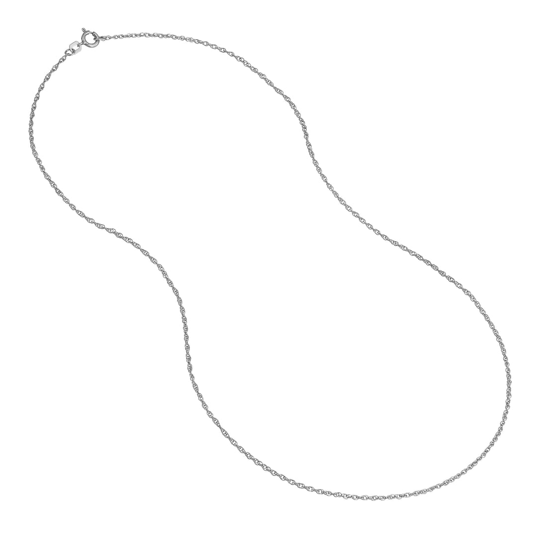 Sterling Silver 1.35mm Pendant Rope Chain