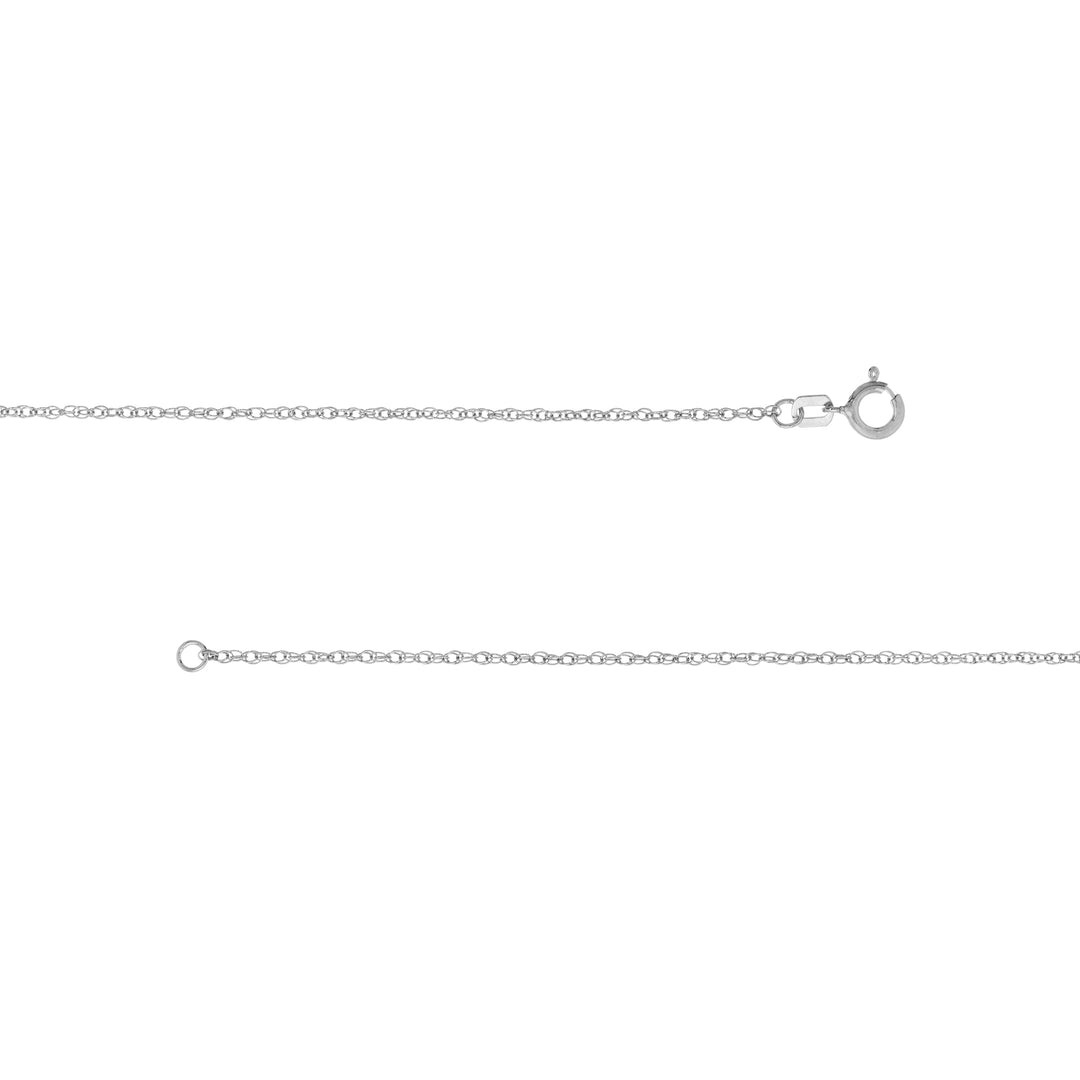 Sterling Silver 1.35mm Pendant Rope Chain