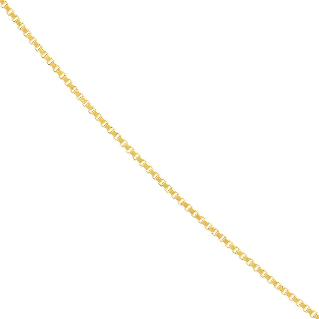 0.55mm Box Chain with Spring Ring and Q-Tag