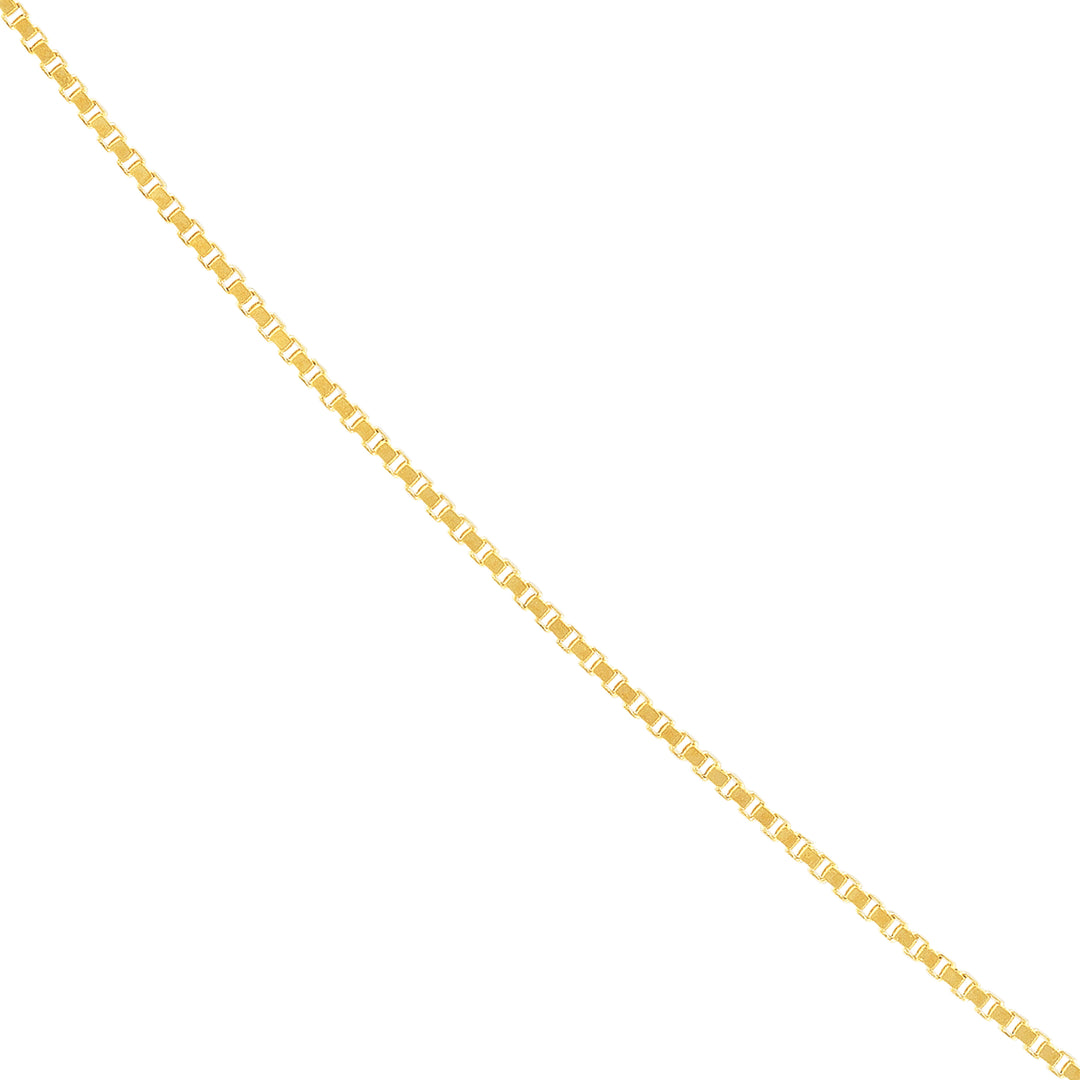 0.55mm Box Chain with Spring Ring and Q-Tag