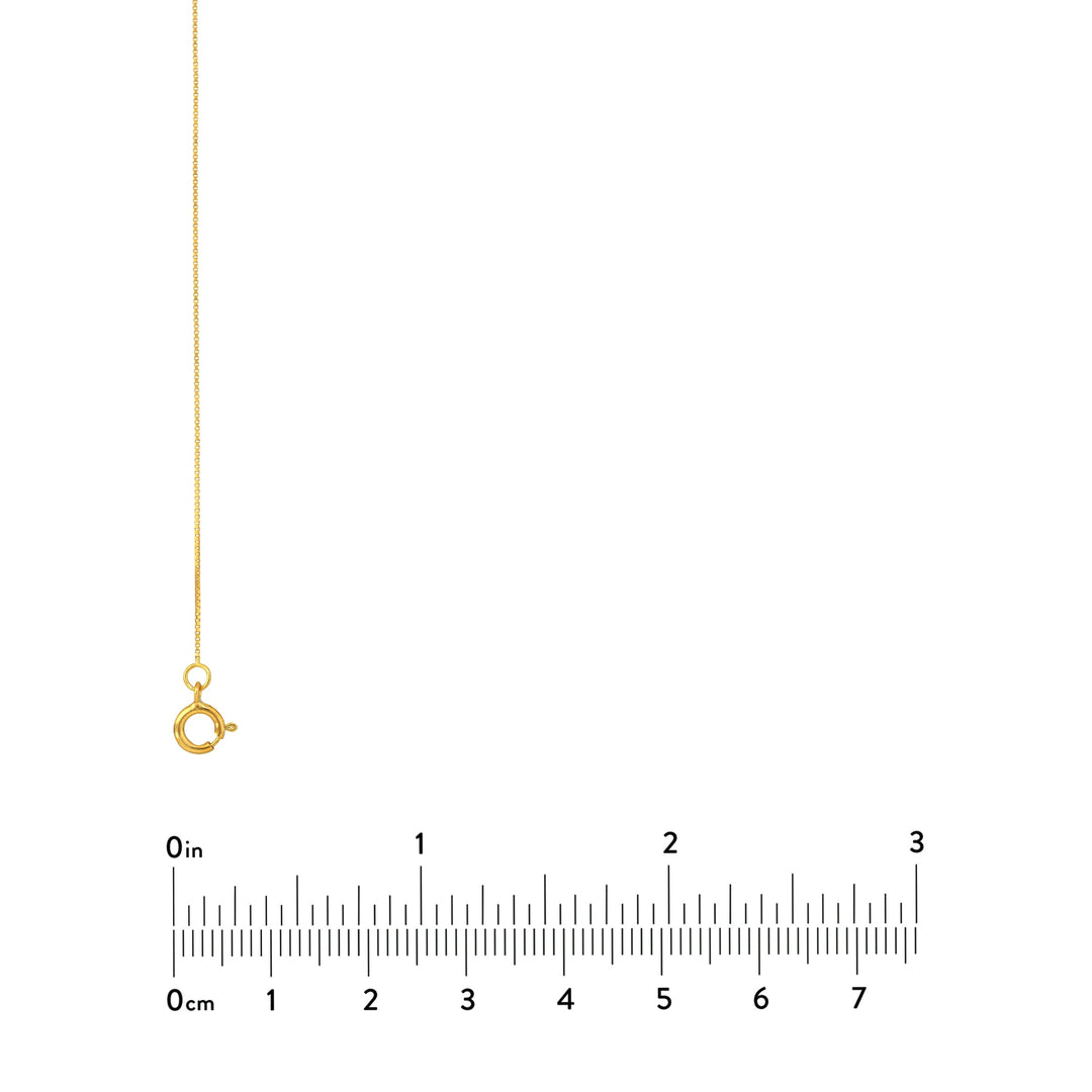 0.55mm Box Chain with Spring Ring and Q-Tag