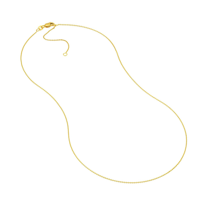 0.9mm Adjustable Cable Chain with Lobster Lock