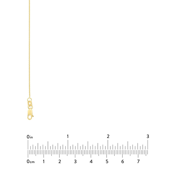 0.9mm Adjustable Cable Chain with Lobster Lock