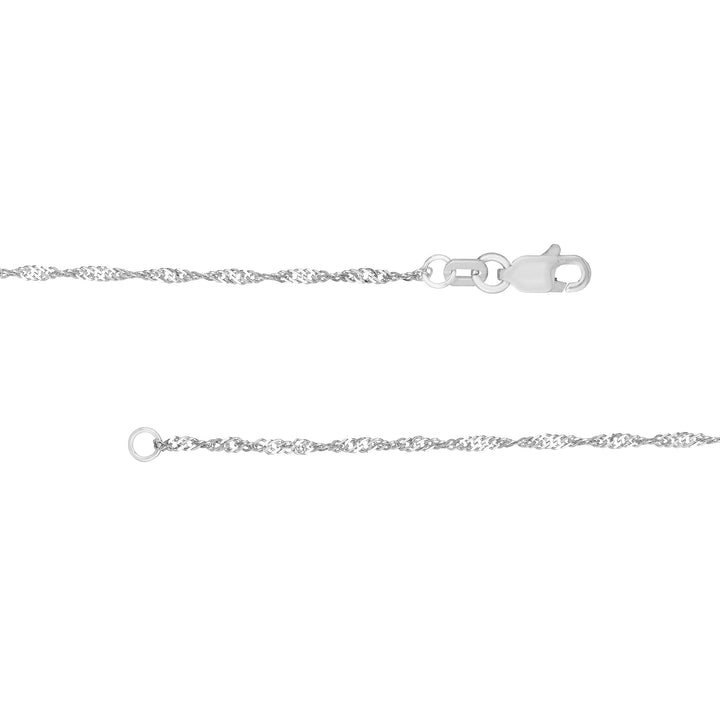 1.4mm Singapore Chain with Lobster Lock