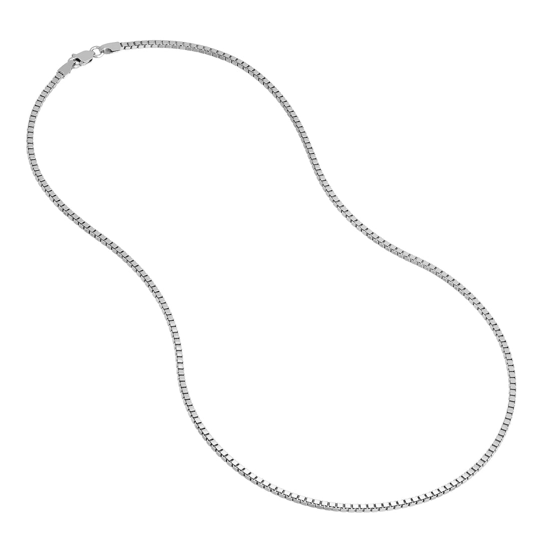 Sterling Silver 1.82mm Box Chain with Lobster Lock