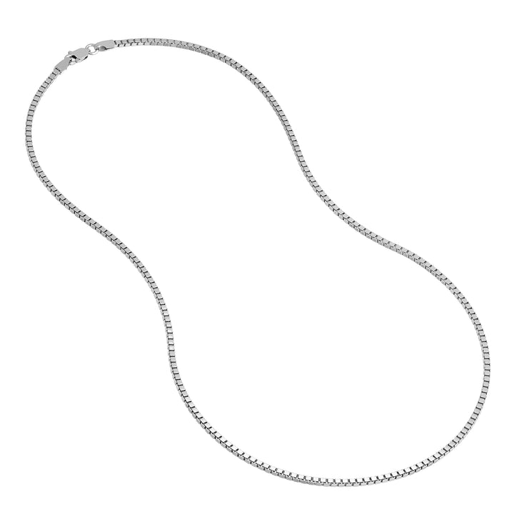 Sterling Silver 1.82mm Box Chain with Lobster Lock