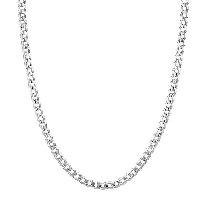 5.7mm Concave Cuban Curb Chain with Lobster End Caps