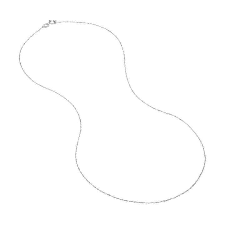 Sterling Silver 0.75mm Pendant Rope Chain
