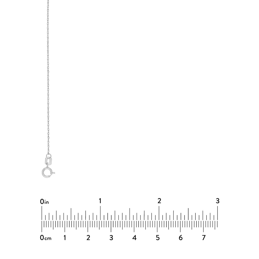 Sterling Silver 0.75mm Pendant Rope Chain