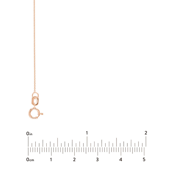 0.7mm Adjustable Cable Chain with Spring Ring