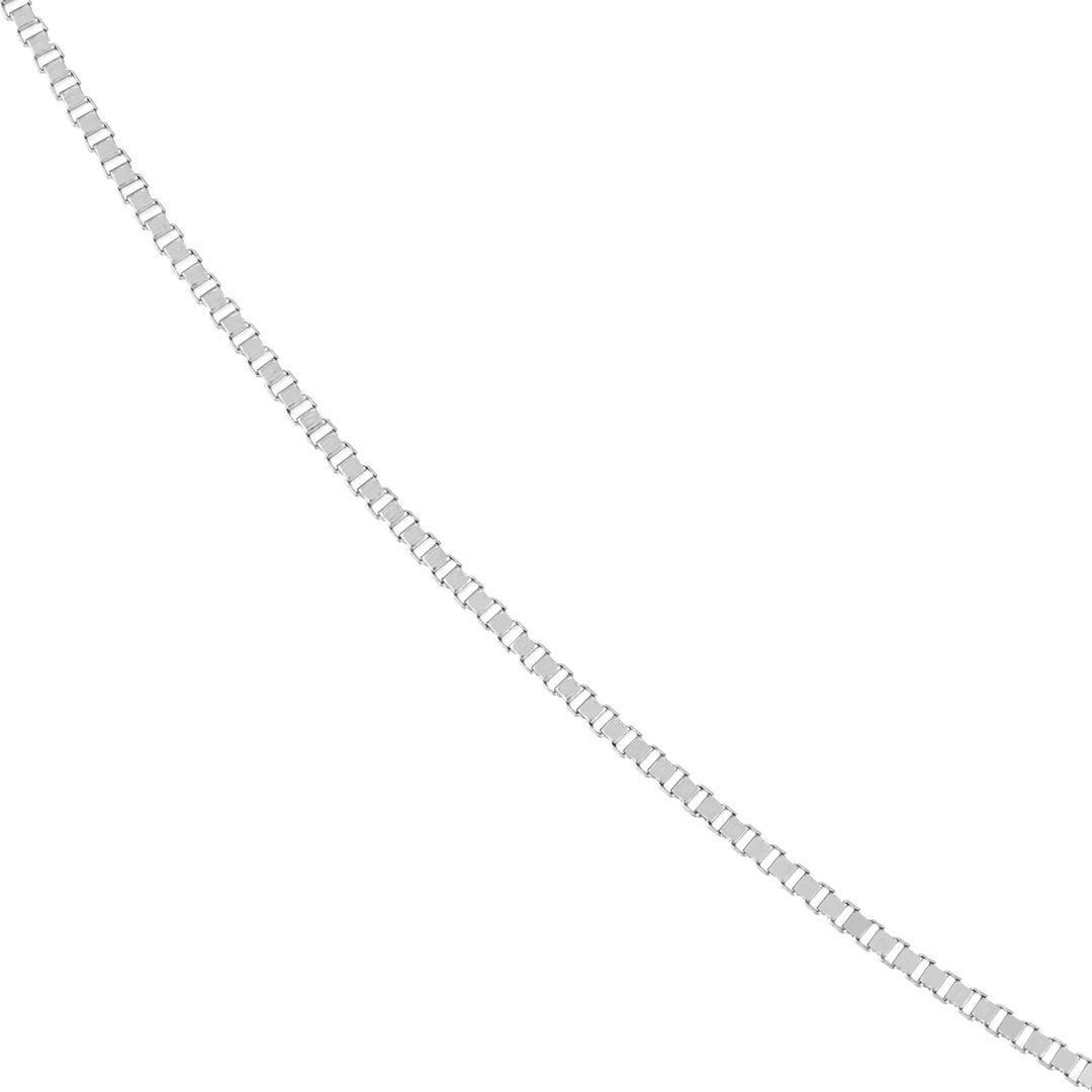 Sterling Silver 0.6mm Box Chain with Spring Ring