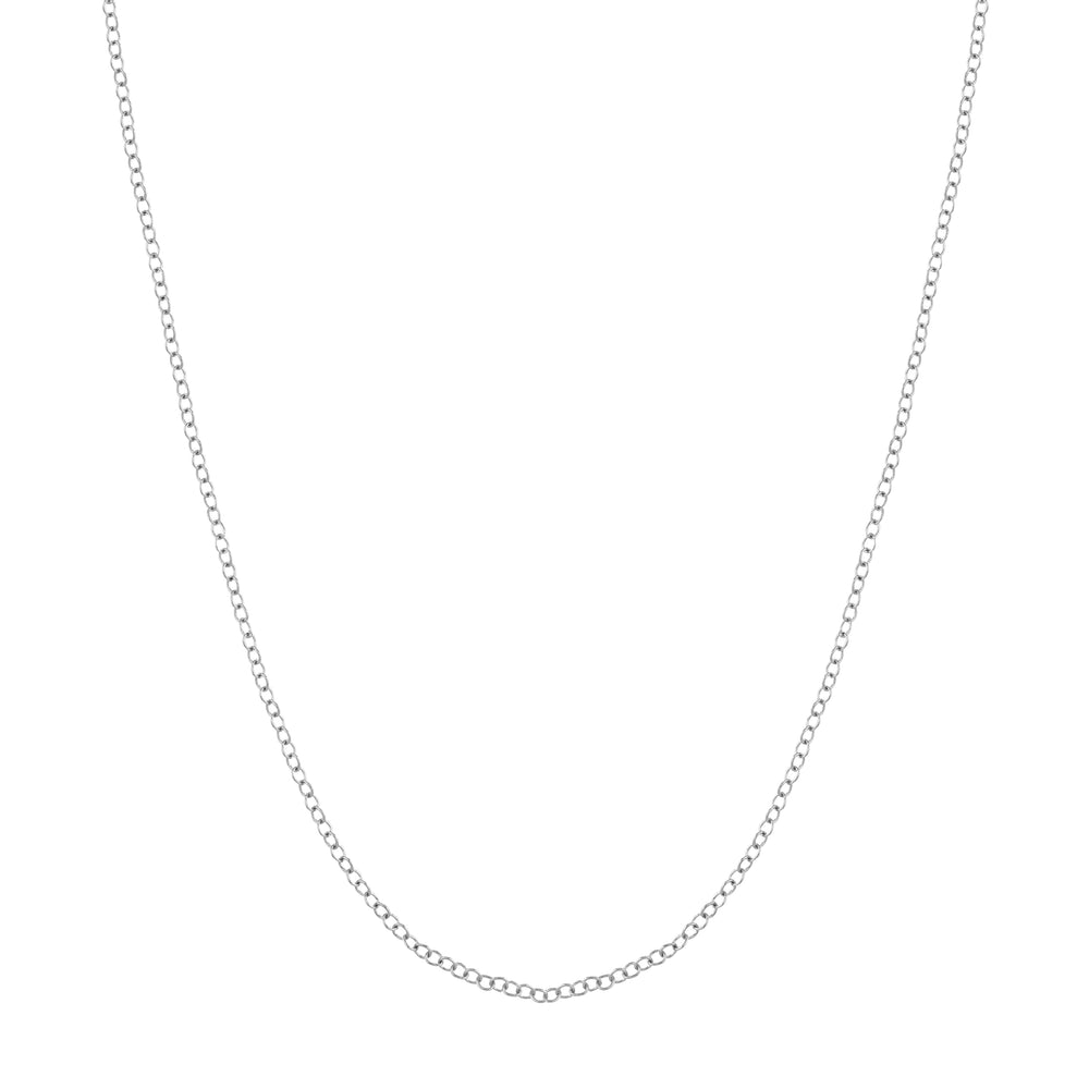 Sterling Silver 1.35mm Open Cable Chain