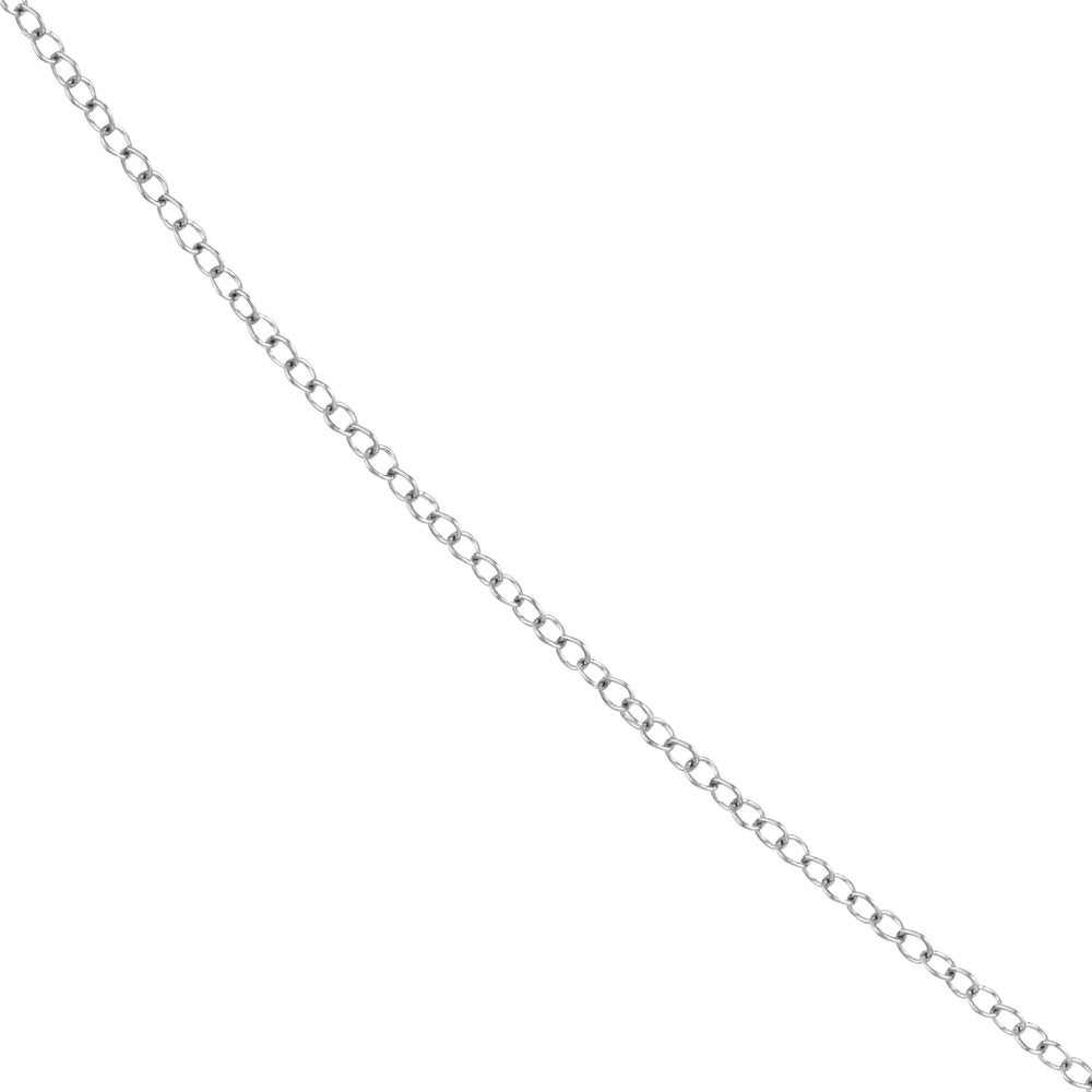 Sterling Silver 1.35mm Open Cable Chain
