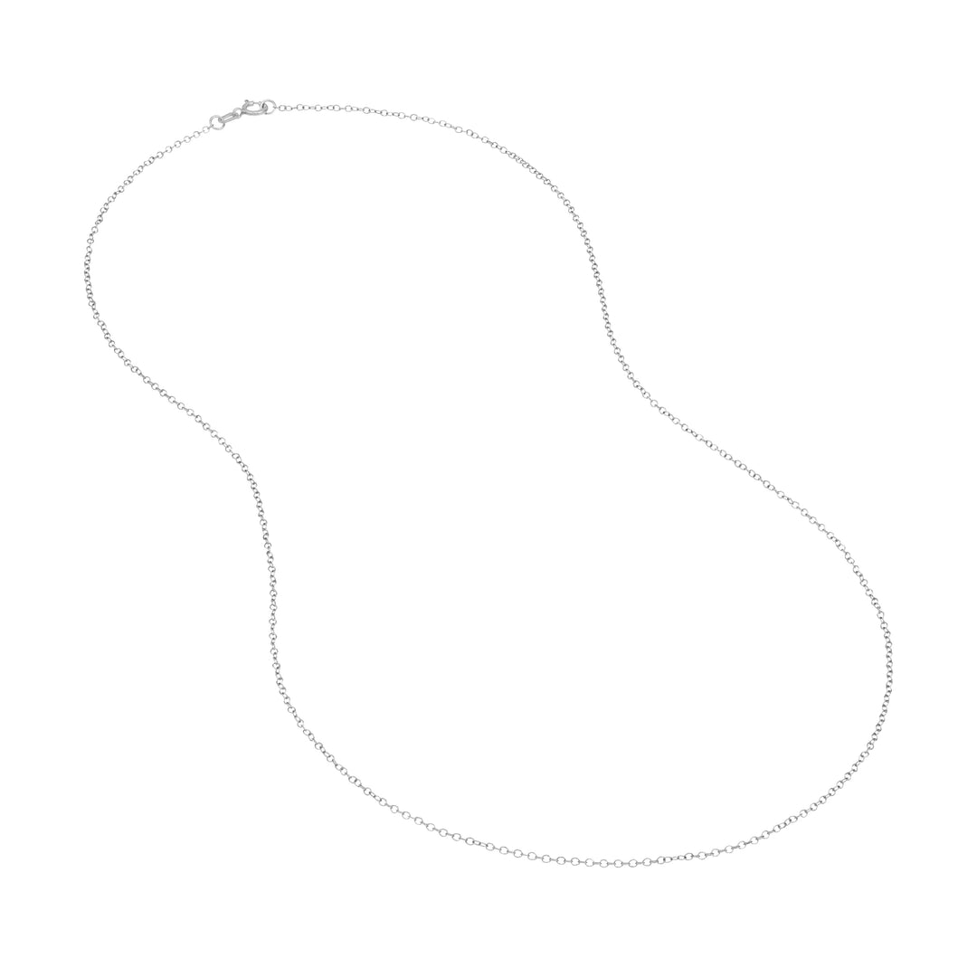 Sterling Silver 1.35mm Open Cable Chain
