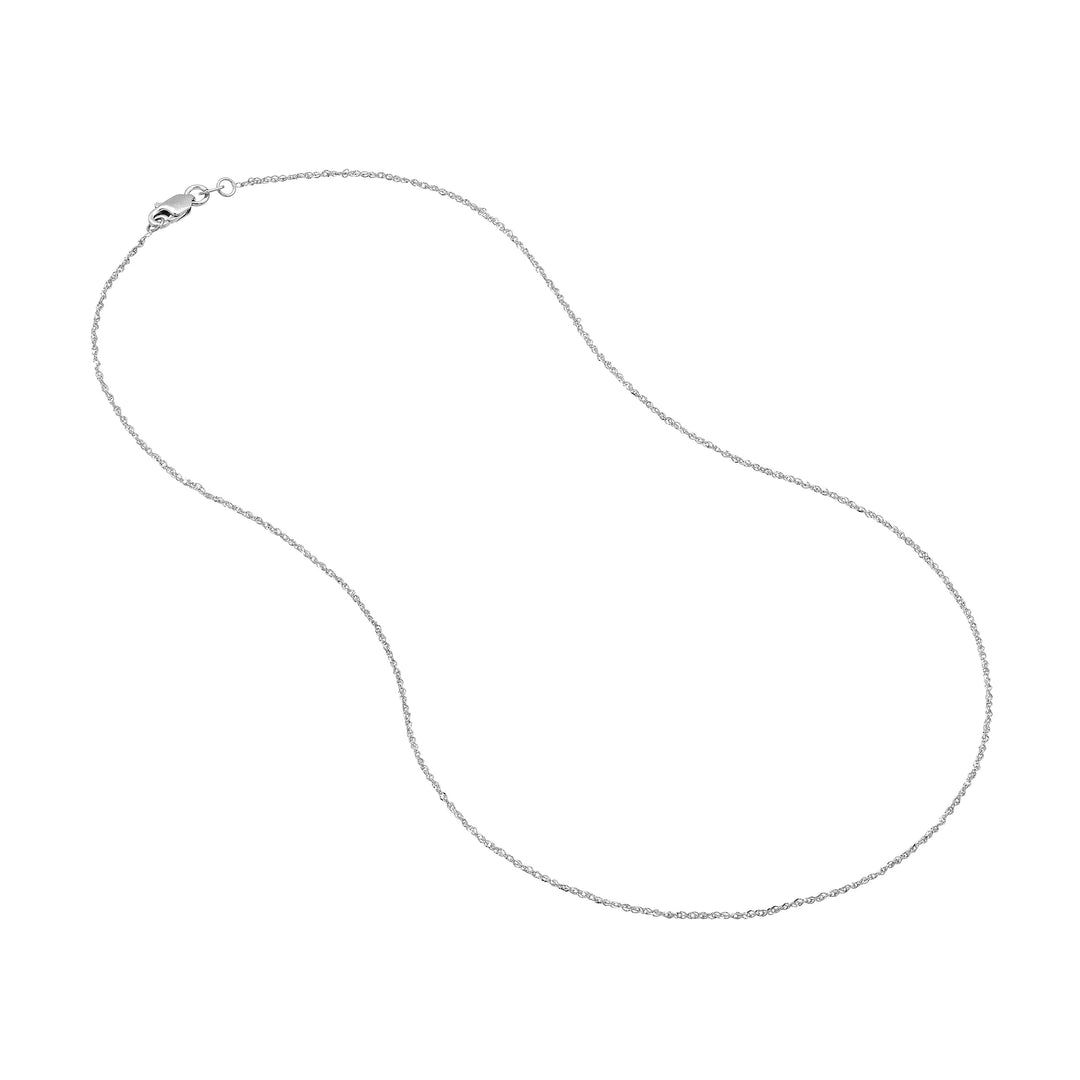 1.15mm Sparkle Singapore Chain with Lobster Lock