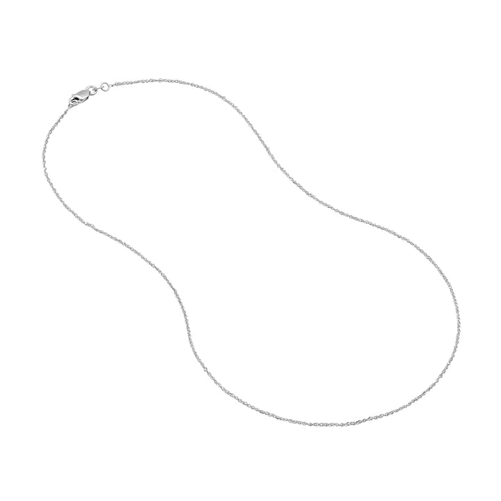 1.15mm Sparkle Singapore Chain with Lobster Lock