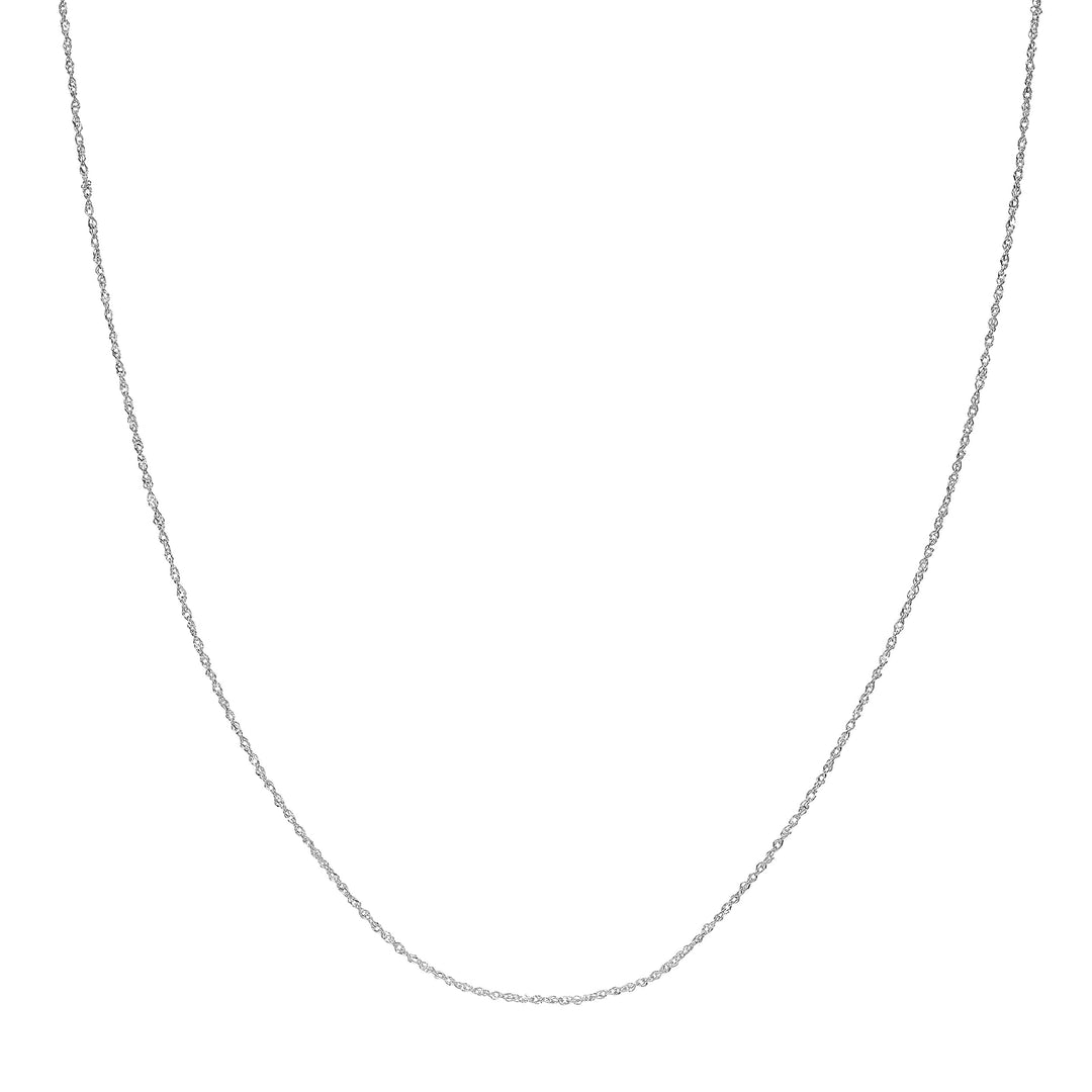 1.15mm Sparkle Singapore Chain with Lobster Lock