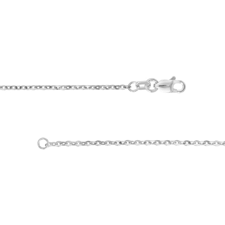 Sterling Silver 1.5mm D/C Crystal Cable