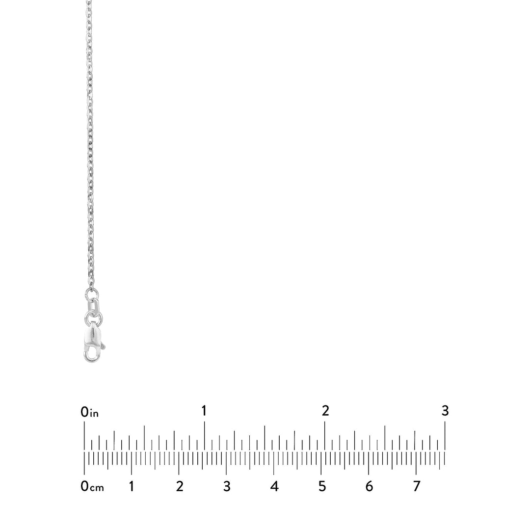 Sterling Silver 1.5mm D/C Crystal Cable