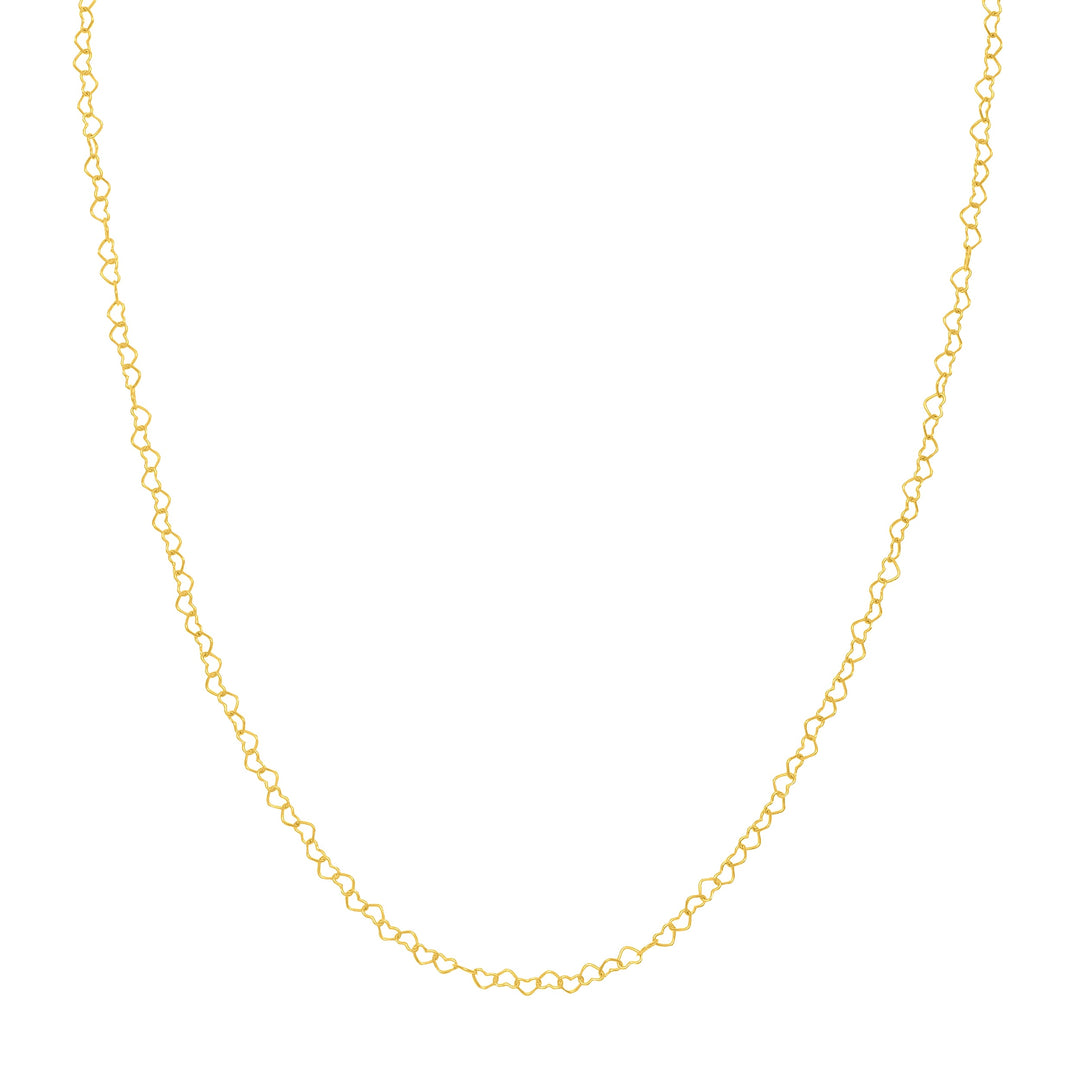 3.50mm Twist Heart Chain