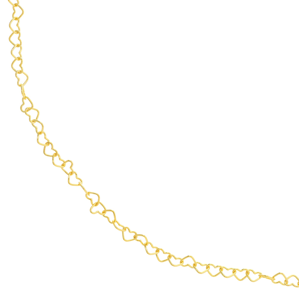 3.50mm Twist Heart Chain