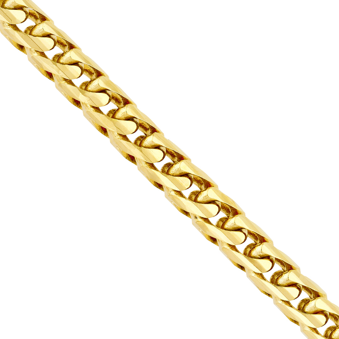 Round D/C Franco Chain Bracelet