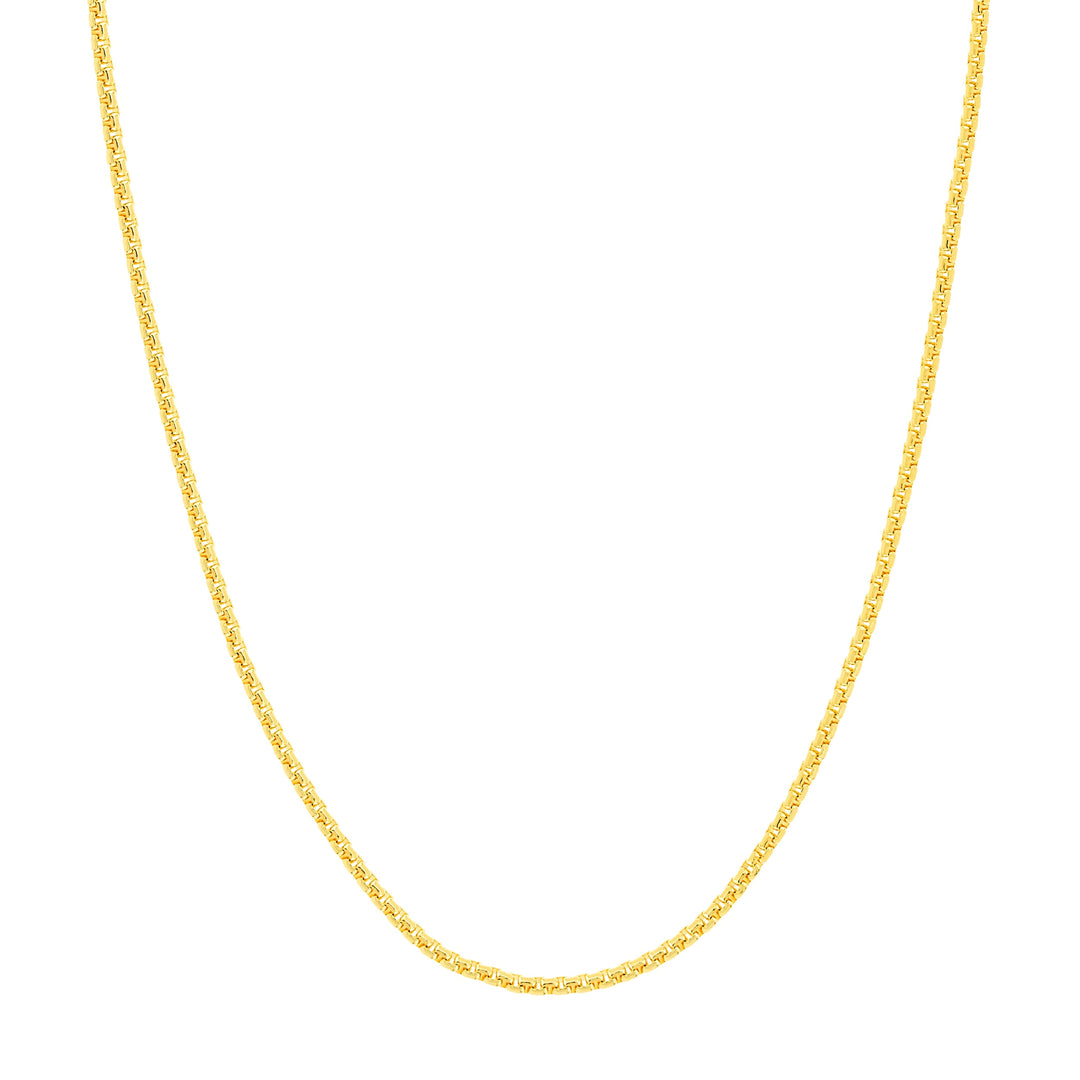 2.7mm Solid Round Box Chain with Lobster Lock