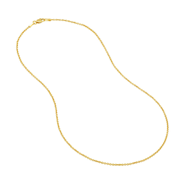 1.45mm Light Cable Chain with Lobster Lock