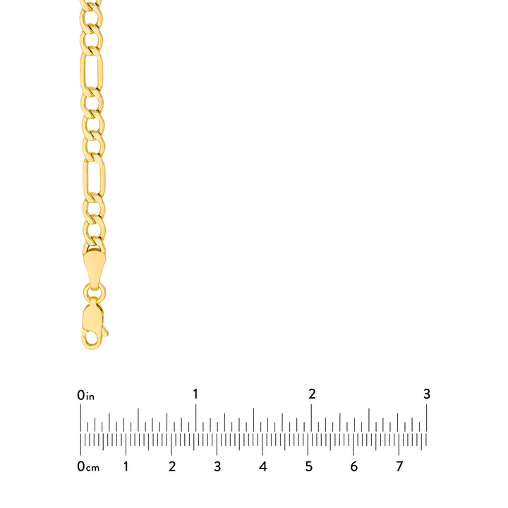 4.40mm Hollow D/C Figaro Chain