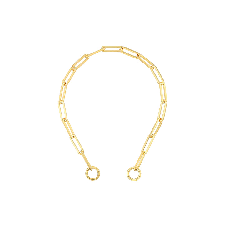 Paper Clip Split Chain Bracelet