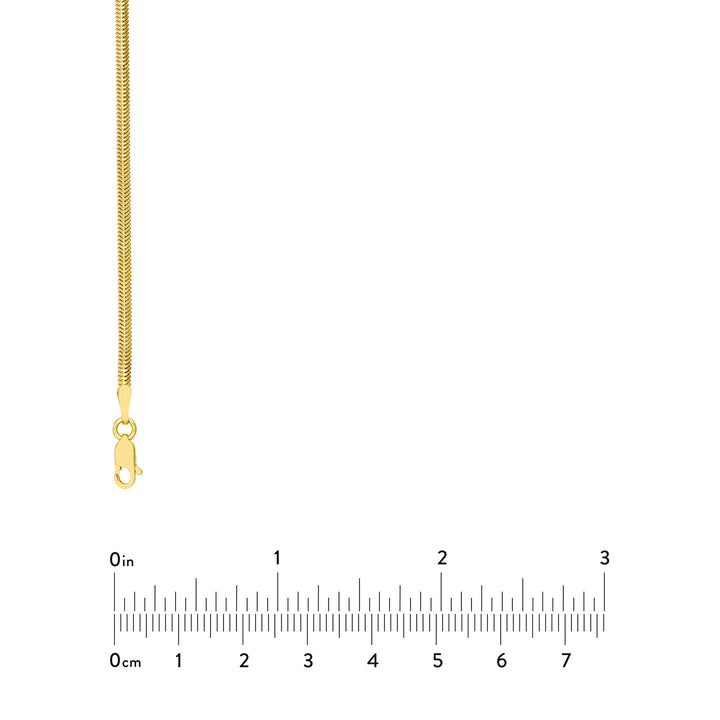 2.15mm D/C Oval Snake Chain