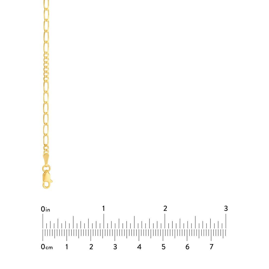 2.35mm 6+6 Figaro Chain