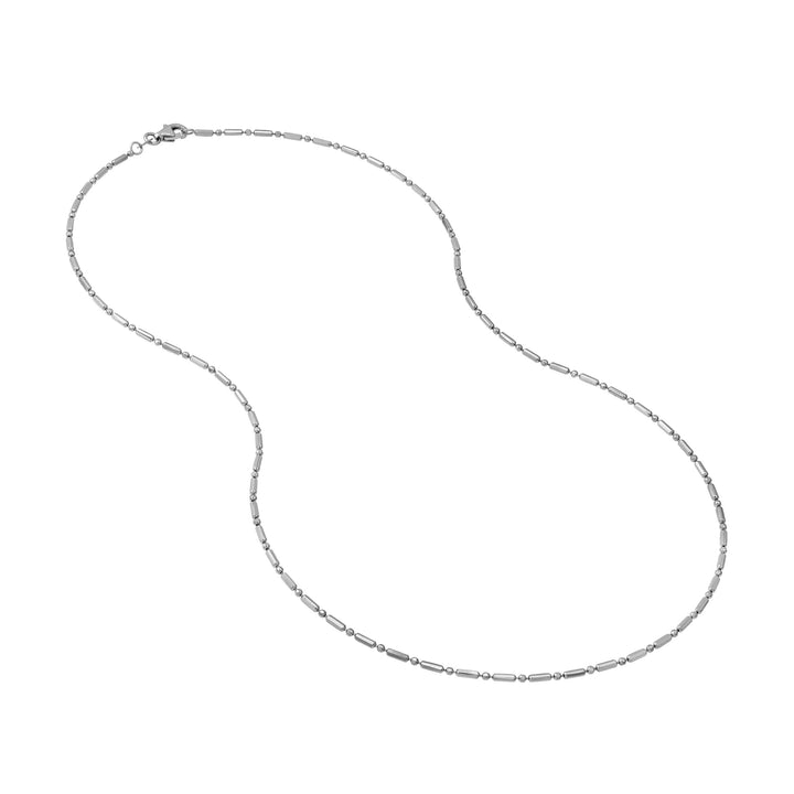 1.50mm Bead and Long Bar Chain
