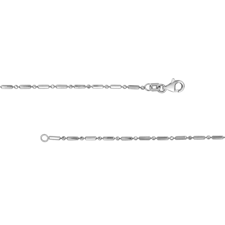 1.50mm Bead and Long Bar Chain